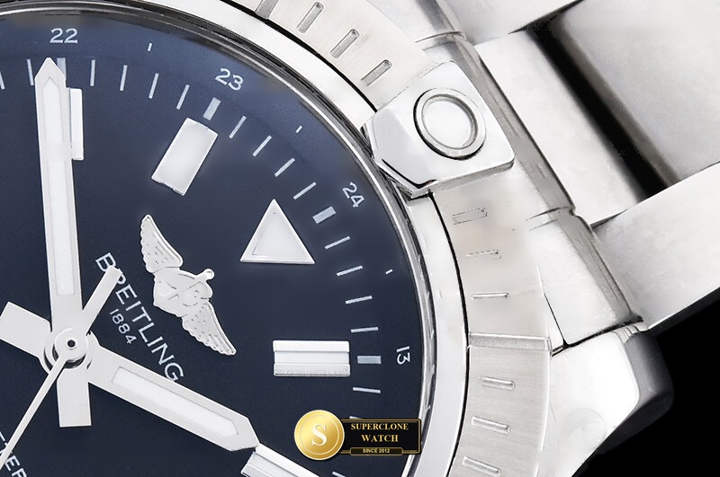 Breitling Ref. BSW0534C TF - Lateral Bezel & Sapphire Crystal Profile (Photo 6 of 24)