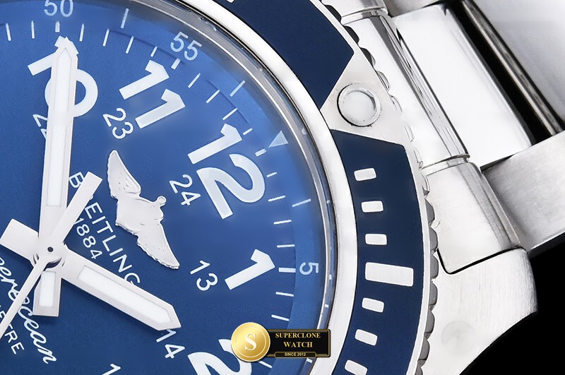 Breitling Ref. BSW0539A TF - Lateral Bezel & Sapphire Crystal Profile (Photo 6 of 21)