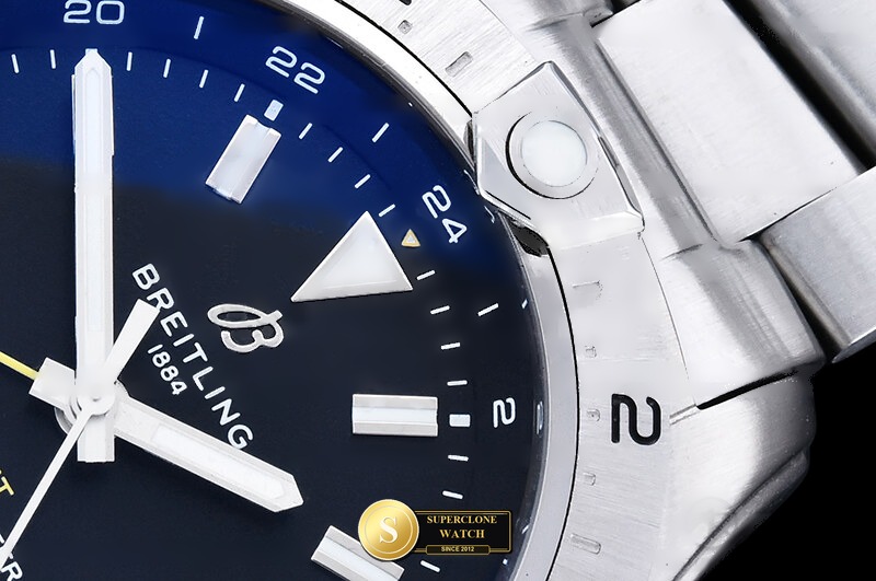 Breitling Ref. BSW0548B OXF - Lateral Bezel & Sapphire Crystal Profile (Photo 6 of 24)