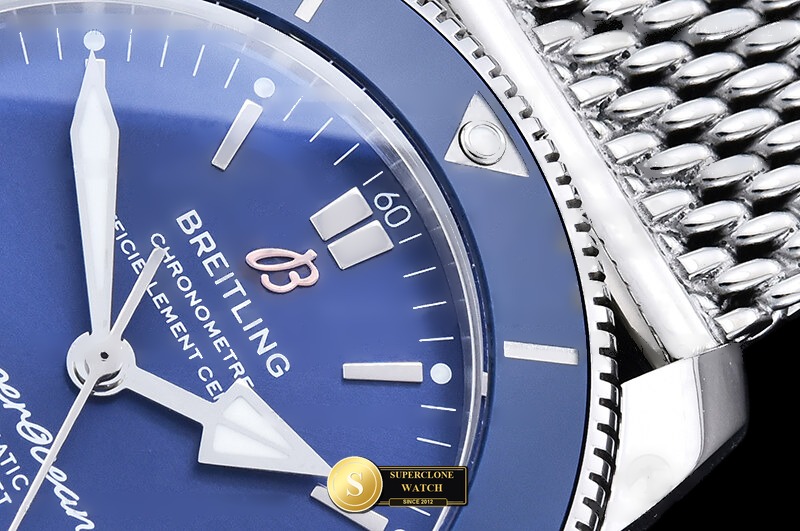 Breitling Ref. BSW0554C BLF - Lateral Bezel & Sapphire Crystal Profile (Photo 6 of 23)