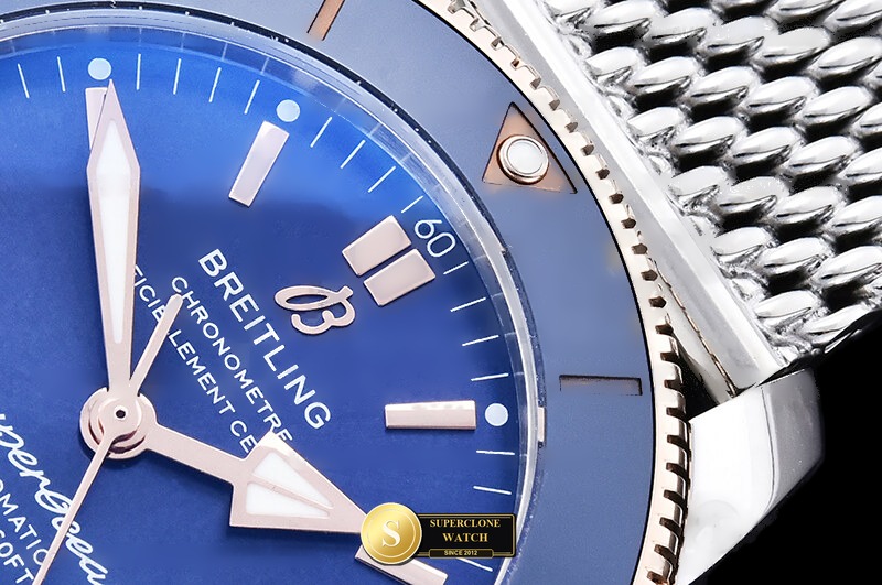 Breitling Ref. BSW0554G BLF - Lateral Bezel & Sapphire Crystal Profile (Photo 6 of 23)