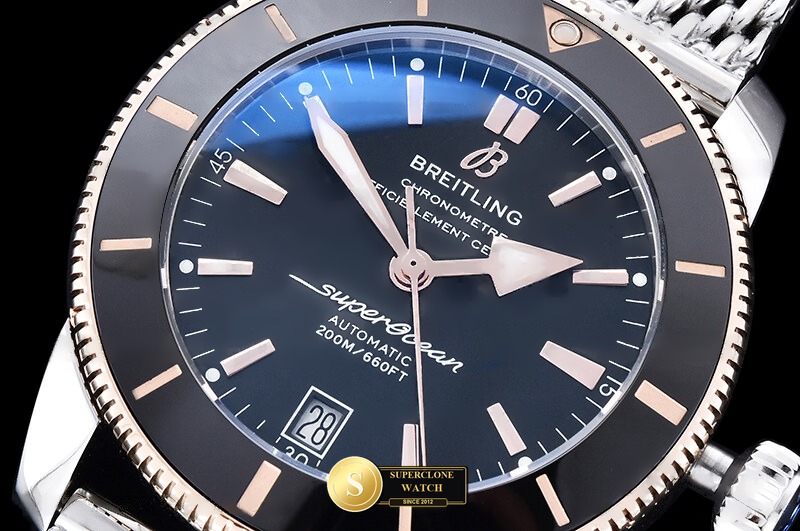 Breitling Ref. BSW0554I BLF - Lug-to-Lug & Rehaut Engraving View (Photo 5 of 23)