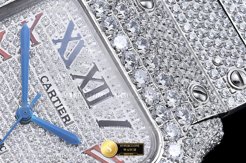 Cartier Ref. CAR0589C TWF - Lateral Bezel & Sapphire Crystal Profile (Photo 6 of 20)