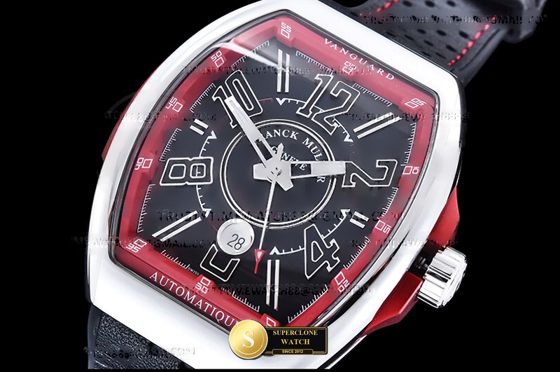 Franck Muller Ref. FM196B ABF - Lug-to-Lug & Rehaut Engraving View (Photo 5 of 21)