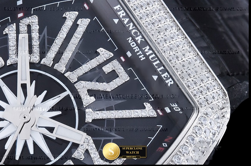 Franck Muller Ref. FM197C ABF - Lateral Bezel & Sapphire Crystal Profile (Photo 6 of 21)