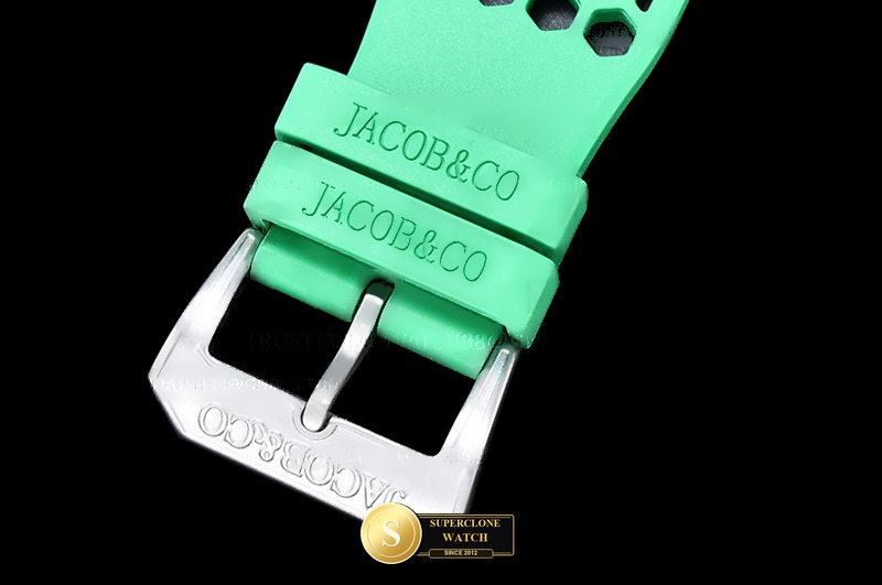 Jacob & Co. Ref. JAC009B TWF - Crown Guard & Dial Lume Verification (Photo 12 of 17)
