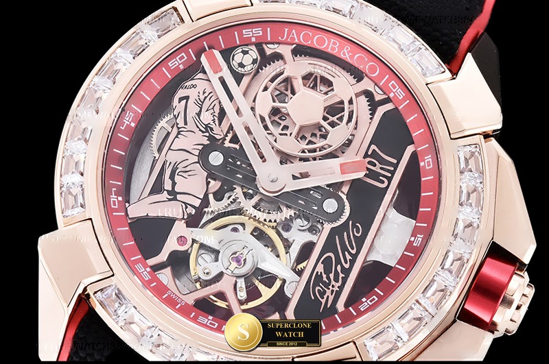 Jacob & Co. Ref. JAC010D TWF - Lug-to-Lug & Rehaut Engraving View (Photo 5 of 17)