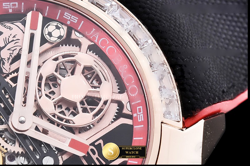 Jacob & Co. Ref. JAC010D TWF - Lateral Bezel & Sapphire Crystal Profile (Photo 6 of 17)