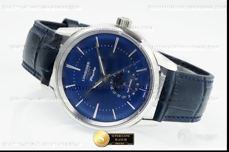 Longines Ref. LON051C APSF - Lug-to-Lug & Rehaut Engraving View (Photo 5 of 9)