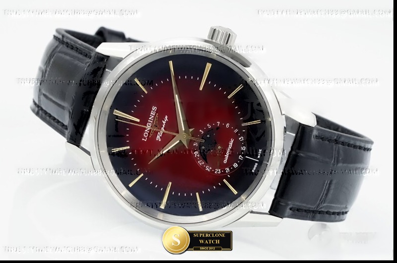 Longines Ref. LON051D APSF - Lug-to-Lug & Rehaut Engraving View (Photo 5 of 9)