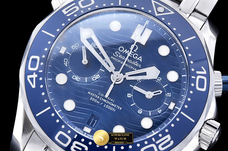 Omega Ref. OMG0905B N1F - Lug-to-Lug & Rehaut Engraving View (Photo 5 of 32)