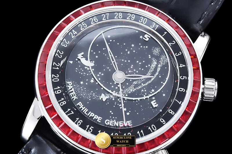 Patek Philippe Ref. 6104 3KF - Lug-to-Lug & Rehaut Engraving View (Photo 5 of 29)