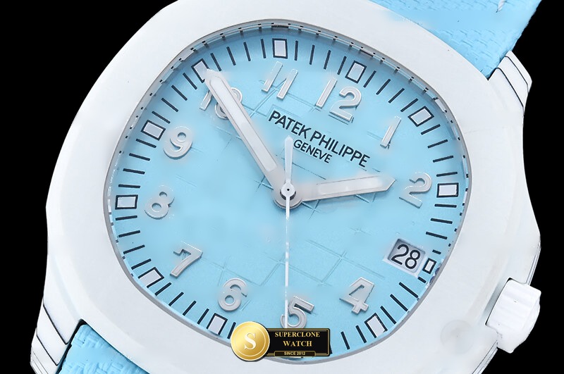 Patek Philippe Ref. 5167 SONIC - Lug-to-Lug & Rehaut Engraving View (Photo 5 of 28)