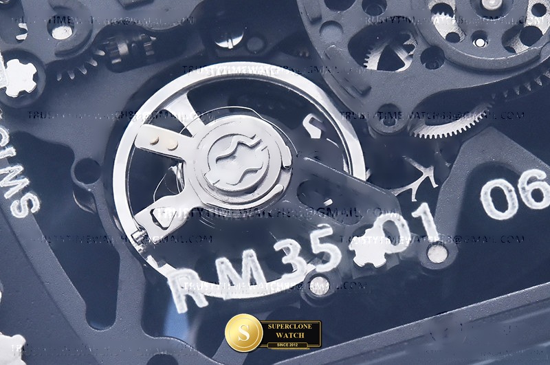 Richard Mille Ref. RM35-01 SONIC - Crown Guard & Dial Lume Verification (Photo 20 of 22)