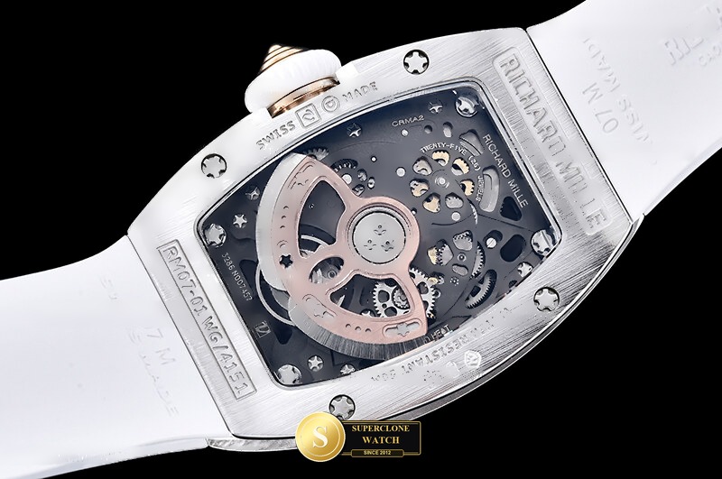 Richard Mille Ref. RM07-01 ZF - Crown Guard & Dial Lume Verification (Photo 18 of 21)