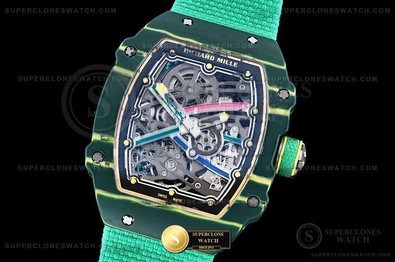 Richard Mille Ref. RM67-02 ASIAN CRMA7 1:1 Swiss Super Clone Watch