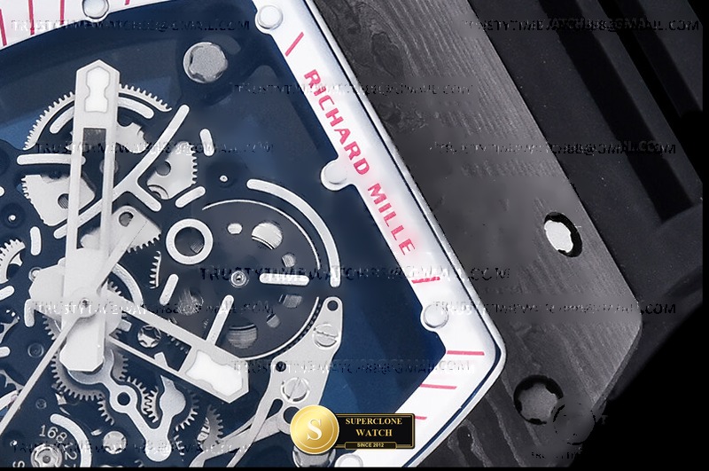 Richard Mille Ref. RM0296B UOK - Lateral Bezel & Sapphire Crystal Profile (Photo 6 of 21)