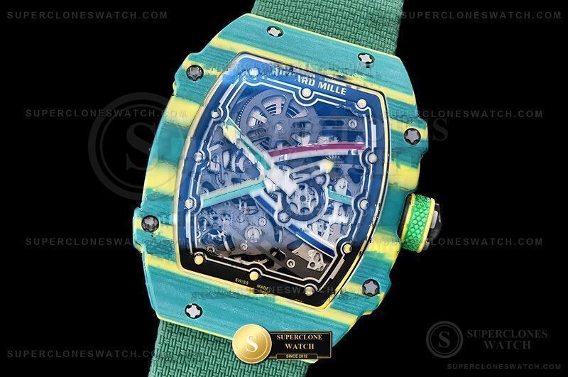 Richard Mille Ref. RM67-02 AVF CRMA7 1:1 Swiss Super Clone Watch