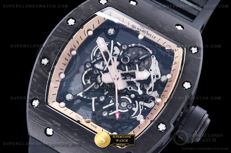 Richard Mille Ref. RM0322C BBF - Lug-to-Lug & Rehaut Engraving View (Photo 5 of 28)