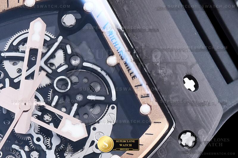Richard Mille Ref. RM0322C BBF - Lateral Bezel & Sapphire Crystal Profile (Photo 6 of 28)