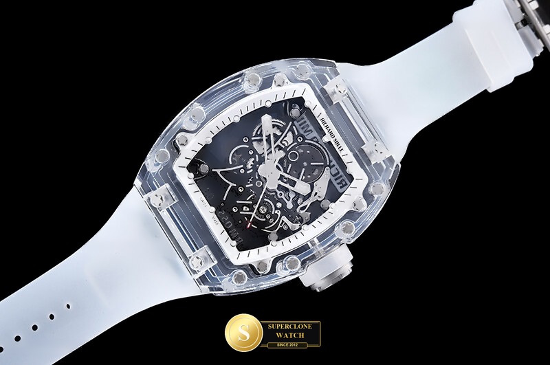 Richard Mille Ref. RM0333A A9 - Exhibition Caseback & Cloned Calibre Movement (Photo 4 of 22)