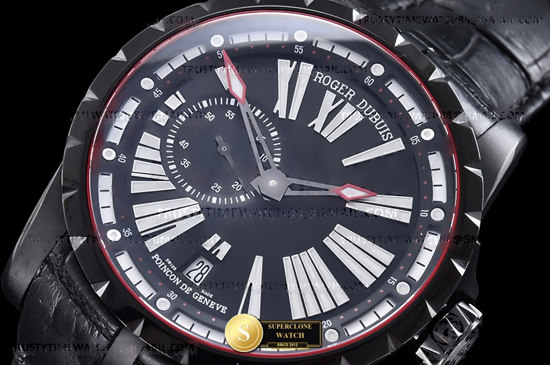Roger Dubuis Ref. ROG050 GMF - Lug-to-Lug & Rehaut Engraving View (Photo 5 of 25)