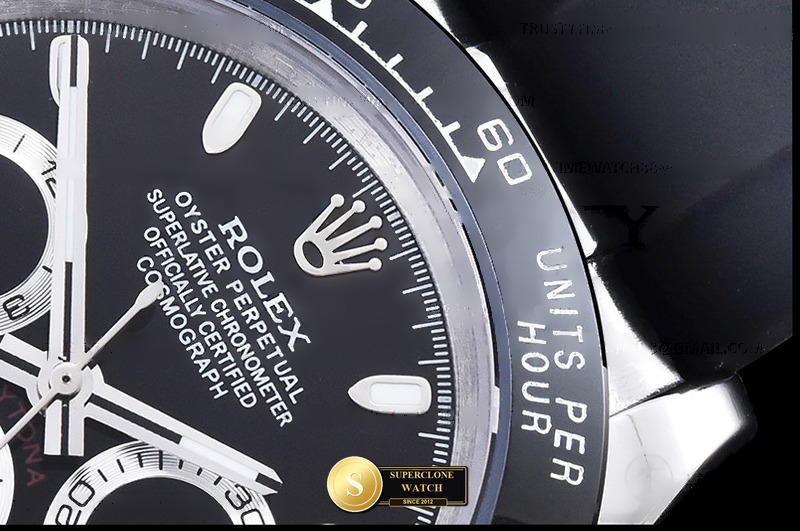 Rolex Ref. 116500 ASIAN - Lateral Bezel & Sapphire Crystal Profile (Photo 6 of 25)