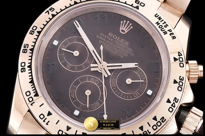 Rolex Ref. 116505 ASIAN - Lug-to-Lug & Rehaut Engraving View (Photo 5 of 26)