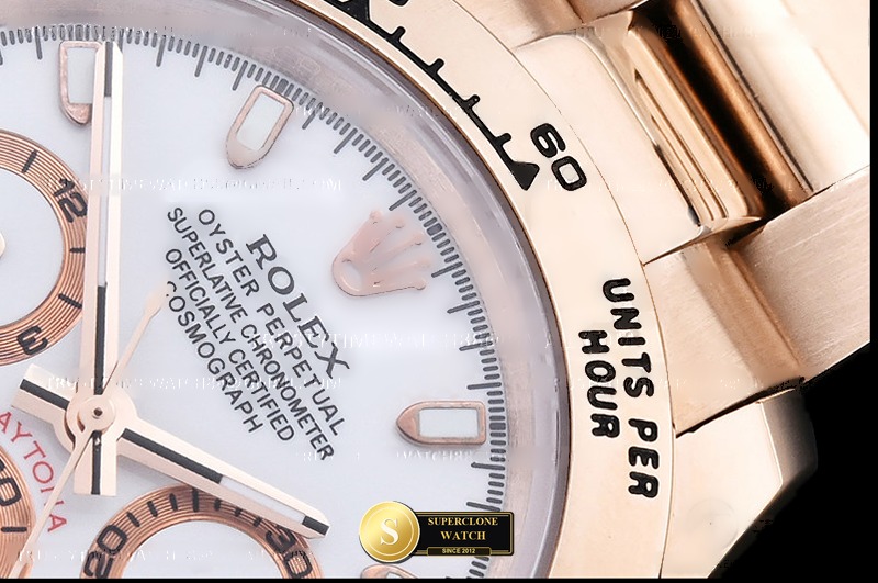 Rolex Ref. 116505 ASIAN - Lug-to-Lug & Rehaut Engraving View (Photo 5 of 26)