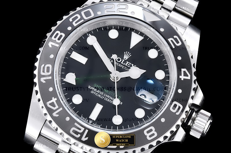 Rolex Ref. 126710GRNR EWE - Lateral Bezel & Sapphire Crystal Profile (Photo 6 of 31)