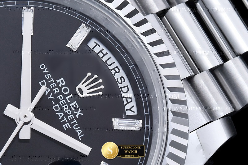 Rolex Ref. RDD0342G NOOB - Lateral Bezel & Sapphire Crystal Profile (Photo 6 of 26)
