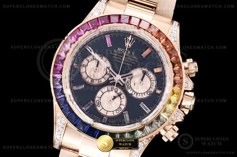Rolex Ref. 116595RBOW SONIC SA4130 1:1 Swiss Super Clone Watch