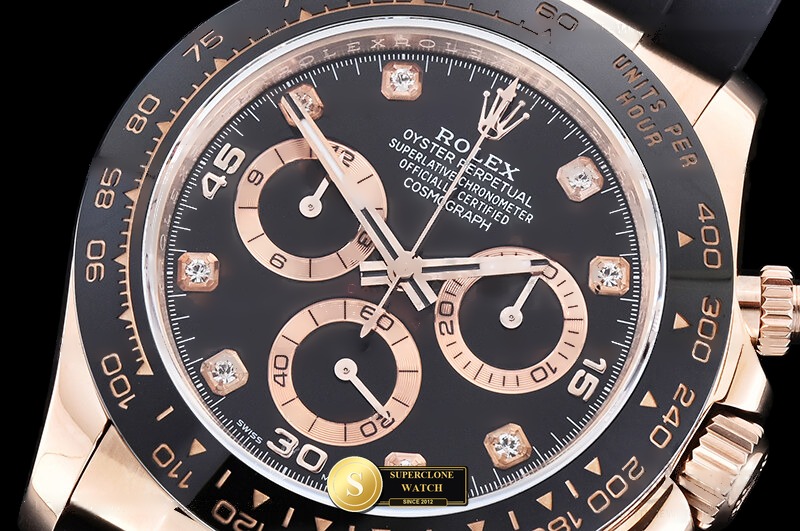 Rolex Ref. 116515 QF - Lug-to-Lug & Rehaut Engraving View (Photo 5 of 34)