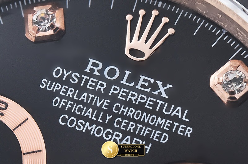 Rolex Ref. 116515 QF - Crown Guard & Dial Lume Verification (Photo 8 of 34)