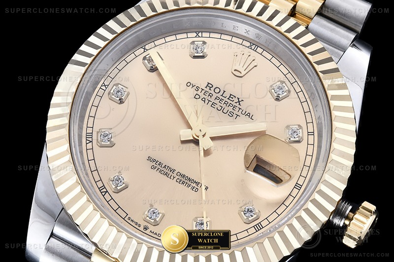 Rolex Ref. R2DJ0502F QF - Lug-to-Lug & Rehaut Engraving View (Photo 5 of 28)