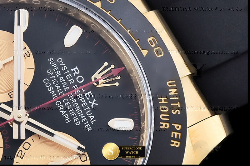 Rolex Ref. 116518 EWE - Lateral Bezel & Sapphire Crystal Profile (Photo 6 of 32)
