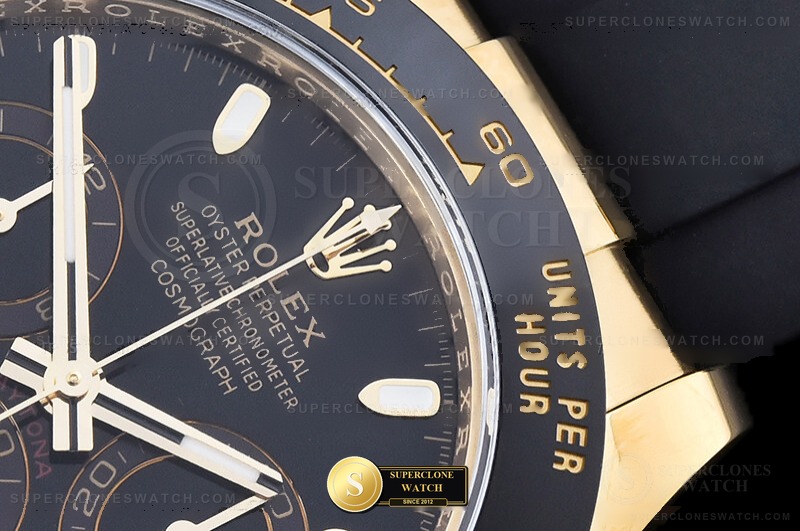 Rolex Ref. 116518 EWE - Lateral Bezel & Sapphire Crystal Profile (Photo 6 of 32)