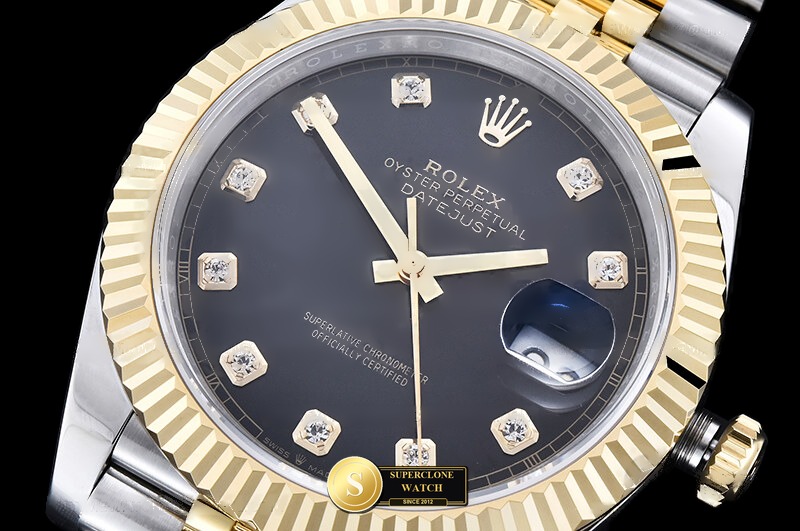 Rolex Ref. R2DJ0516D CLEAN PLUS - Lug-to-Lug & Rehaut Engraving View (Photo 5 of 29)