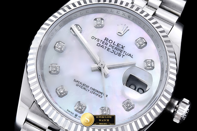 Rolex Ref. RDJ0483 VSF - Lug-to-Lug & Rehaut Engraving View (Photo 5 of 26)