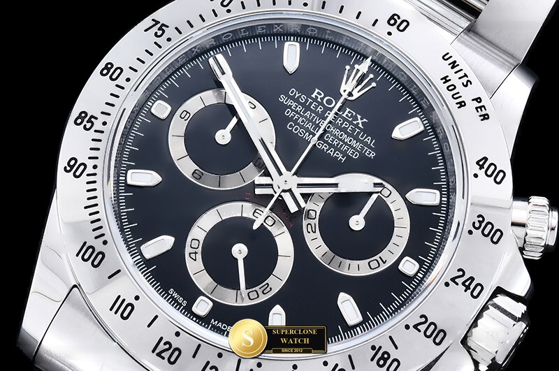 Rolex Ref. 116520 3C - Lug-to-Lug & Rehaut Engraving View (Photo 5 of 28)