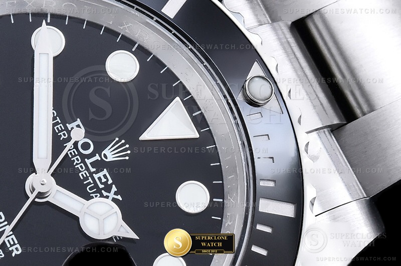 Rolex Ref. 126610LN QF - Lateral Bezel & Sapphire Crystal Profile (Photo 6 of 33)
