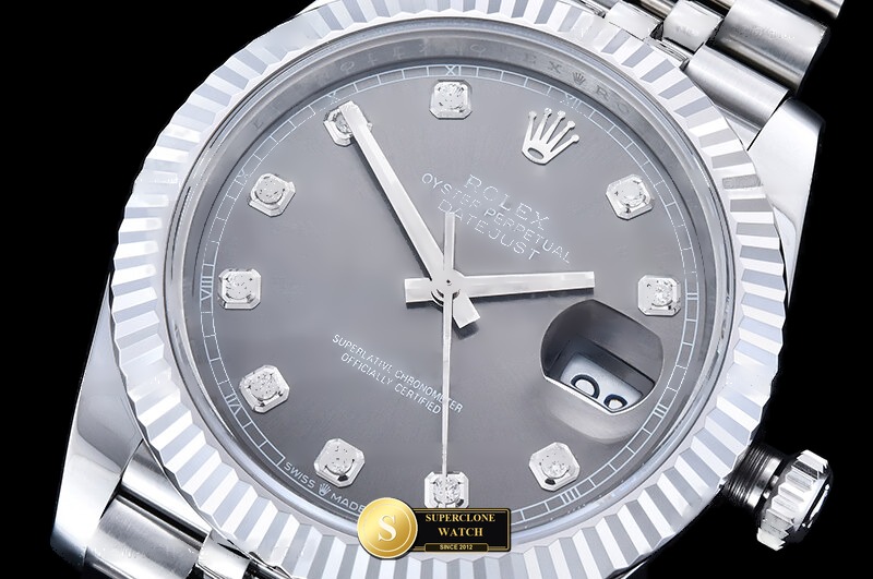 Rolex Ref. R2DJ0528F VSF - Lug-to-Lug & Rehaut Engraving View (Photo 5 of 28)