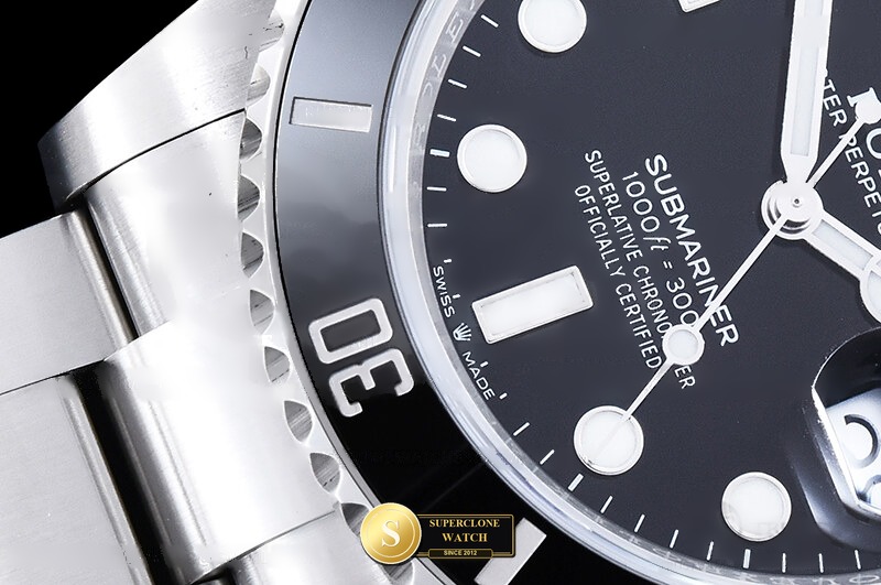 Rolex Ref. 126610LN ERF - Lateral Bezel & Sapphire Crystal Profile (Photo 6 of 32)