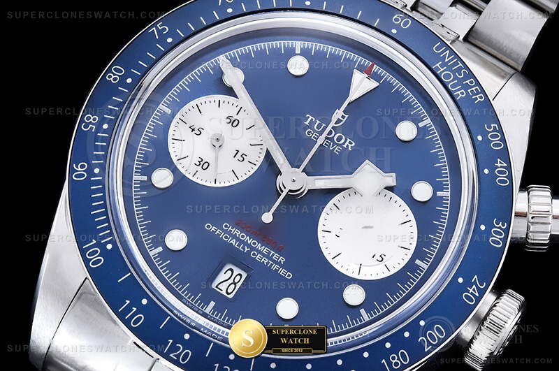 Tudor Ref. M79360B ZF - Lug-to-Lug & Rehaut Engraving View (Photo 5 of 28)