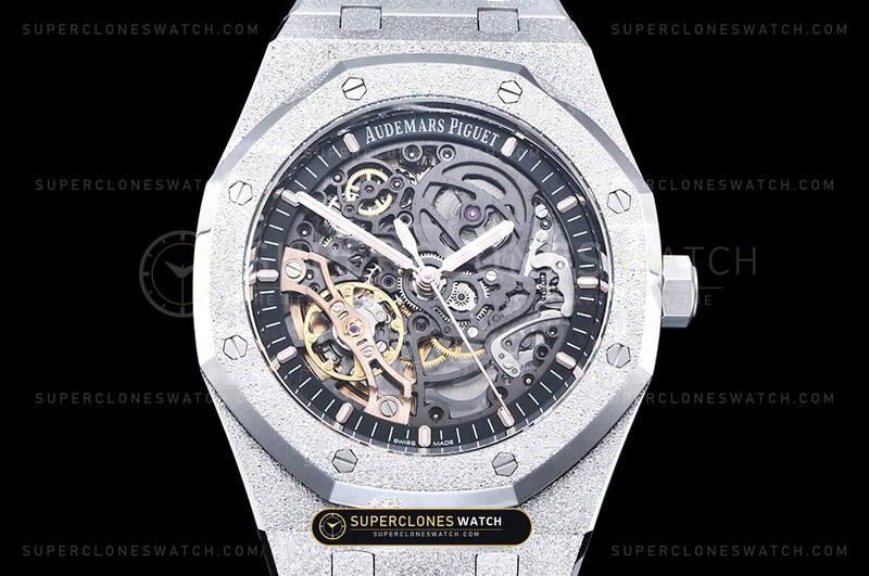 Audemars Piguet Royal Oak 41mm 15407ST Double Balance Openworked Angle 2