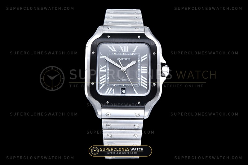 Cartier Santos de Cartier Large 40mm Slate Dial QuickSwitch