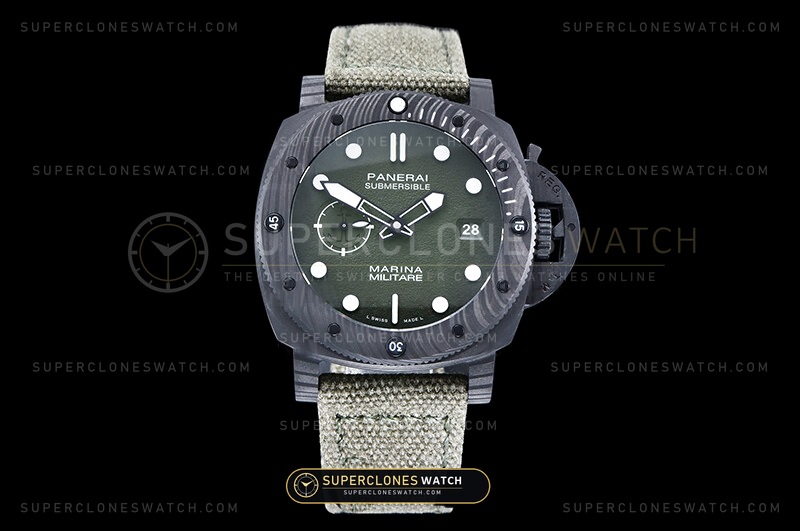 Officine Panerai Submersible Marina Militare Carbotech 44mm PAM01698