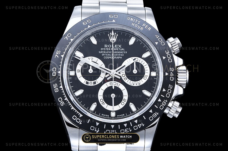 Rolex Cosmograph Daytona 116500LN Black Ceramic 904L Angle 2