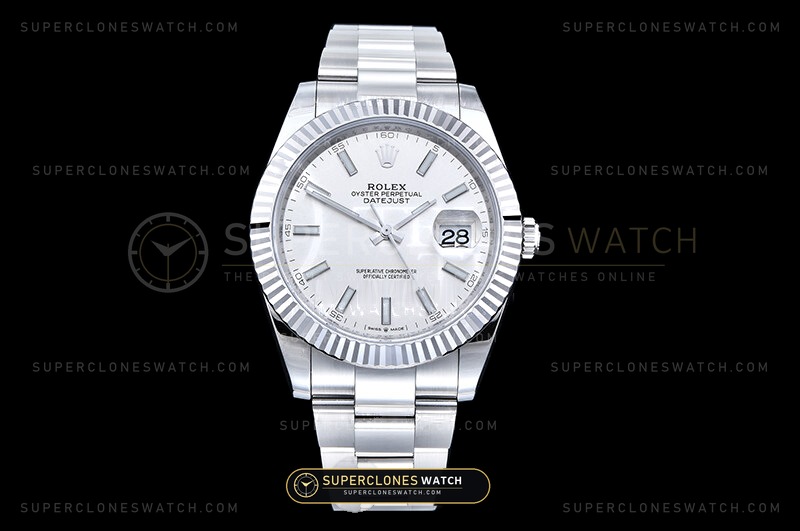 Rolex Datejust 41mm 126334 Fluted Blue Sunburst Dial VSF